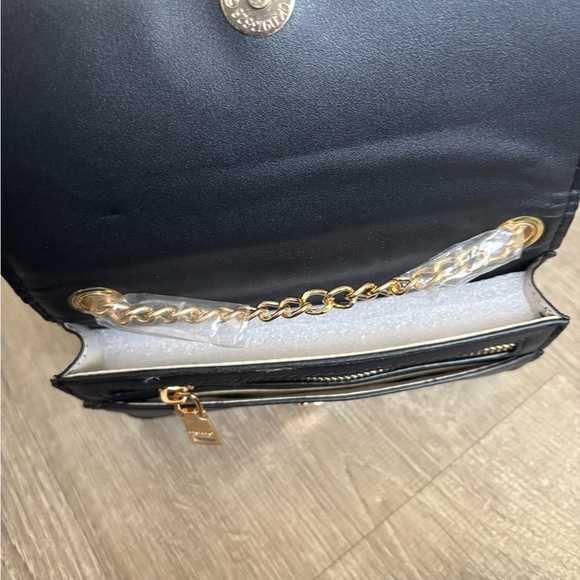 Y2k Bebe Black Quilted Crossbody Bag - Picture 4 of 6